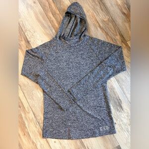 Constantly Varied Gear Women's Gray Heather Long Sleeve Hooded shirt